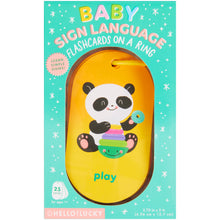 Load image into Gallery viewer, BABY SIGN LANGUAGE - FLASHCARDS