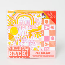 Load image into Gallery viewer, WRITE ME BACK! PEN PAL KIT (BETTER PLACE & CHECKERBOARD)